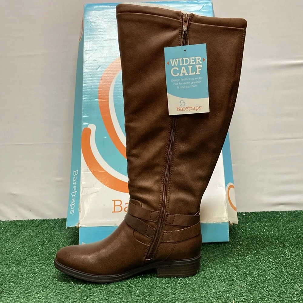 NWT BareTraps Brown Over the Knee Boots women’s size 6.5 (OKPM-07-113)